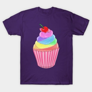 Rainbow cupcake T-Shirt